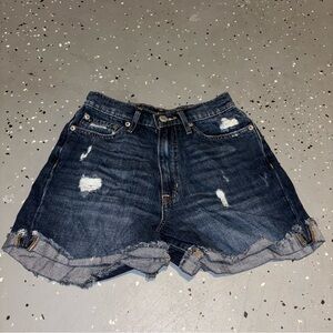 Aeropostale Dark Wash Jean Shorts
